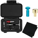 FIX IT STICKS Hardcase Rifle And Optics Toolkit With All-In-One Torque Driver With Coin Slot Battery Cap Tool And Brass Hammer Head And Gritr Microfibre (FISMUTK-NHC+FISCSBTP+FISHHBP+GRIT-MF) - Fix It Sticks