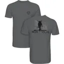 DRAKE Men's Pack Out Graphite Heather T-Shirt (DNT0152-GPH) - Drake