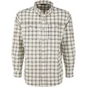 DRAKE Men's Wingshooter Dusty Olive White Plaid Hunter Creek Shirt (DS0128-DOW) - Drake Waterfowl