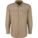 DRAKE Men's Wingshooter Timber Brown Plaid Hunter Creek Shirt (DS0128-TMP) - Drake