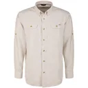DRAKE Men's Wingshooter Trey Brown Grid Check Shirt (DS0219-BRK) - Drake Waterfowl