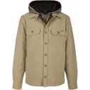DRAKE Youth Campfire Gadwall Brown Flannel Hoodie (DS1078-YTH-GDB) - Drake Waterfowl