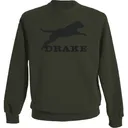 DRAKE Men's Leaping Lab Crew Graphic Sweatshirt (DS1647) - Drake Waterfowl