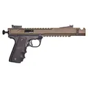 VOLQUARTSEN Black Mamba 22LR 6in 10rd Fiber Optic Front Sight Olive Drab Green/Black Pistol (VF4M-0035) - Volquartsen