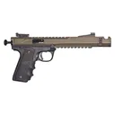 VOLQUARTSEN Black Mamba 22LR 6in 10rd Target Sights Olive Drab Green/Black Pistol (VF4M-0033) - Volquartsen