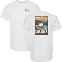 DRAKE Mallard Blind Scene Ash T-Shirt (DT9951-ASH) - Drake Waterfowl