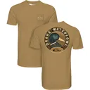 DRAKE Men's Mallard Circle Honey Mustard T-Shirt (DT9646-HYM) - Drake Waterfowl