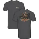 DRAKE Men's Blackout Lab Flag Graphite Heather T-Shirt (DT9878-GPH) - Drake Waterfowl