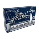 FIOCCHI Field Dynamics 30-06 Springfield 165gr PSP 20/Box Rifle Ammo (3006C) - Fiocchi