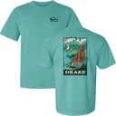 DRAKE Waterfowl Lab Seafoam T-Shirt (DT9950-SFM) - Drake Waterfowl