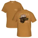 DRAKE Back Cap Lab T SS Honey Mustard Shirt (DT0310-HYM) - Drake Waterfowl