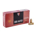 FIOCCHI 380 ACP 95 Grain FMJ Ammo, 50 Round Box (380AP) - Fiocchi