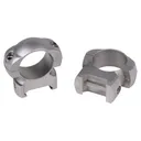 WEAVER Grand Slam Steel 1in High Silver Top Mount Rings (49322) - Weaver