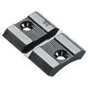 WEAVER #418M 48435 Aluminum Top Mount Bases, Standard 2-Piece Matte Black Base (48435) - Weaver Scope Mounts