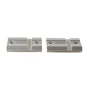 WEAVER Detachable #418S Silver Top Mount Base (48453) - Weaver Scope Mounts
