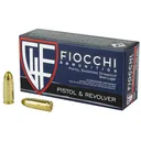 FIOCCHI 9mm Luger 115 Grain FMJ Ammo, 50 Round Box (9AP) - Fiocchi