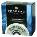 FEDERAL Top Gun Target 12 Gauge 2.75in #7.5 Lead Ammo, 25 Round Box (TGL1275) - Federal