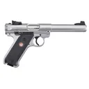 RUGER Mark IV 22 LR 5.5in 10rd Semi-Automatic Satin Stainless Pistol (40103) - Ruger