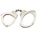 S&W 110 Nickel Large Handcuffs (350118) - Smith and Wesson