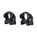 WEAVER Lever Lok 1in High Matte Black Top Mount Rings (WEA-49326) - Weaver Scope Mounts