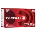 FEDERAL 40 S&W 180Gr FMJ 50Rd Box Ammo (WM5223) - Federal