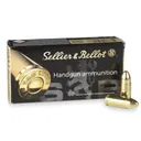 SELLIER & BELLOT 9mm 115Gr FMJ 50Rd Box Ammo (SB9A) - Sellier & Bellot