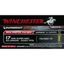 WINCHESTER Varmint HV 17 WSM 20gr V-Max Ammo 50 Round Box (S17W20) - Winchester