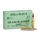 SELLIER & BELLOT 300 Blackout 200gr FMJ Subsonic Ammo 20 Round Box (SB300BLKSUBA) - Sellier & Bellot