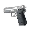 HOGUE Sig Sauer P220 American Rubber with Finger Grooves Black Grip (20000) - Hogue