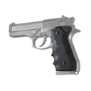 HOGUE Beretta 92/96 Rubber with Finger Grooves Black Grip (92000) - Hogue