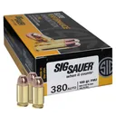 SIG SAUER 380 Auto 100gr FMJ 50 Box Elite Ball Ammo (E380B1-50) - Sig Sauer