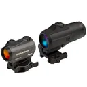 SIG SAUER Romeo4H 1x20mm Ballistic Circle Dot Black Red Dot Sight with Juliet4 4x Magnifier (SORJ43111) - Sig Sauer