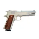 CIMARRON 1911 Government Issue .45 ACP 5in 8rd Nickel Semi-Automatic Pistol (1911N00) - Cimarron