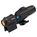 SIG SAUER Romeo5 1x20mm 2 MOA Red Dot Sight with Juliet3 3x Magnifier Combo (SORJ53101) - Sig Sauer