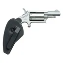 NORTH AMERICAN ARMS 22LR/22WMR 1.625in 5rd Stainless Mini Revolver with Holster Grip (NAA-22MC-HG) - North American Arms