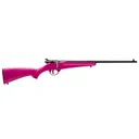 SAVAGE Rascal 22LR 16.125in Barrel Single Shot Pink Synthetic Stock Rifle (13780) - Savage