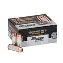 SIG SAUER Elite Performance 10mm 180 Grain V-Crown JHP Ammo 20 Round Box (E10MM1-20) - Sig Sauer