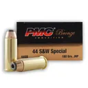 PMC 44 S&W Special 180Gr Jacketed Hollow Point Handgun Ammo, 25Rd Box (44SB) - Pmc