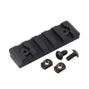 TIMBER CREEK OUTDOORS 5 Slot Picatinny M-Lok Black Rail (M-5S-PR-BL) - Timber Creek Outdoors