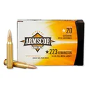 ARMSCOR 223 Rem 55 Grain FMJ 20rd Box Rifle Ammo (FAC223-1N) - Armscor