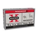 WINCHESTER Super-X 12Ga 2.75in 00 Buckshot 9 Pellets 5rd Box Ammo (XB1200) - Winchester Ammo
