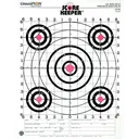 Champion Traps & Targets Orange Bullseye Scorekeeper Target 100 Yd Rifle Sight-In 12/Pack 45726 - Champion Target