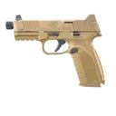 FN AMERICA FN-509 Tactical 9mm 4.5in 1x17rd/1x24rd Flat Dark Earth Pistol (66-100373) - FN