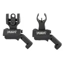 TROY 45 Degree Offset Black HK Front and Round Rear BattleSight Set (SSIG-45S-HRBT-00) - TROY Industries