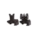 TROY Micro Di-Optic Rear & Front Folding BattleSight Set, Black  (SSIG-MCM-SSBT-00) - TROY Industries