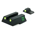 MEPROLIGHT Tru-Dot H&K 45,45C,P30,P30L Tritium Fiber Optic Green,Green Front & Rear Iron Sight (ML11545) - Meprolight