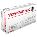 WINCHESTER USA 45 ACP 230Gr Jacketed Hollow Point 50rd Box Bullets (USA45JHP) - Winchester