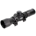 AIM SPORTS Tactical 4x32mm Compact Mil-Dot Reticle Riflescope With Rings (JTM432B) - Aim Sports
