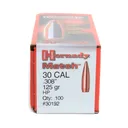 HORNADY Traditional 30 Cal 125gr HP 100/Box Rifle Bullets (30192) - Hornady