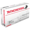WINCHESTER USA 357 Sig 125Gr Jacketed Hollow Point 50rd Box Bullets (USA357SJHP) - Winchester